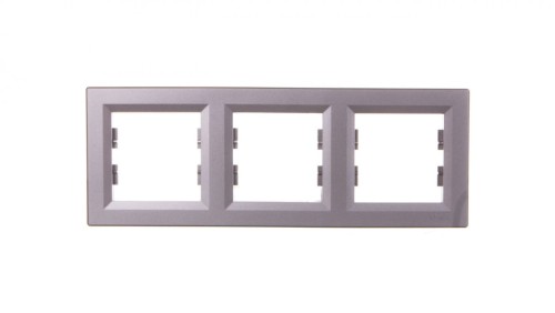 ASFORA Ramka 3-krotna pozioma stal EPH5800362
