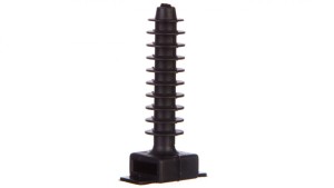 Kołek montażowy płaski czarny do opasek F=8mm BMKN5458AE /100szt./