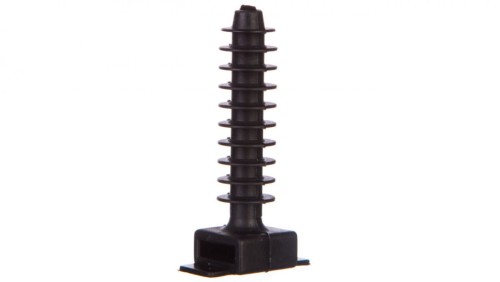 Kołek montażowy płaski czarny do opasek F=8mm BMKN5458AE /100szt./