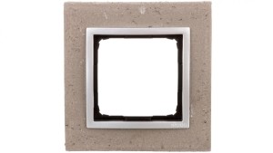 Simon 54 Nature Ramka pojedyncza beton - MOKRA ROBOTA DRN1/96