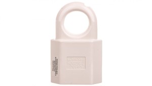Gniazdo przenośne z uchwytem b/u Euro 2,5A 250V białe GP2C