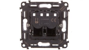 VALENA ALLURE Gniazdo podwójne 2xRJ45 kat.5e UTP 753041
