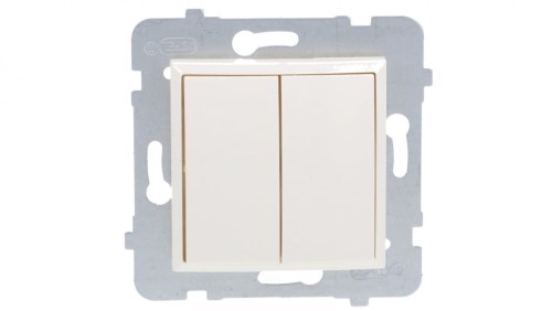 ARIA Łącznik dwugrupowy świecznikowy ecru ŁP-2U/m/27