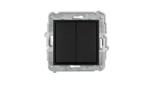 MINI Przycisk dwubiegunowy czarny mat 12MWP-44.2