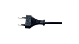 Kabel Zasilający Audio Ósemka Euro na C7 1,8m Czarny