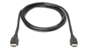Kabel połączeniowy HDMI Ultra HighSpeed z Ethernetem 8K 60Hz UHD Typ HDMI A/HDMI A M/M czarny 3m AK-330124-030-S