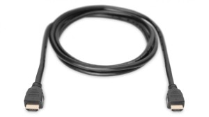 Kabel połączeniowy HDMI Ultra HighSpeed z Ethernetem 8K 60Hz UHD Typ HDMI A/HDMI A M/M czarny 5m AK-330124-050-S