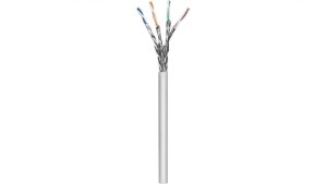 Kabel Skrętka Kat 6A S/FTP linka PIMF szara 100 procent miedzi ITP-C6A-FLS305 /305m/
