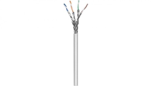 Kabel Skrętka Kat 6A S/FTP linka PIMF szara 100 procent miedzi ITP-C6A-FLS305 /305m/