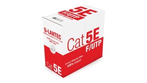 Kabel teleinformatyczny F/UTP kat.5e PVC Eca szary Q-LANTEC /305m/