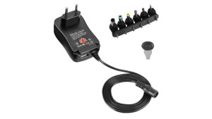 Zasilacz uniwersalny regulowany 3-12V 1A 12W USB 5V 2.1A IPW-NTS1000G2