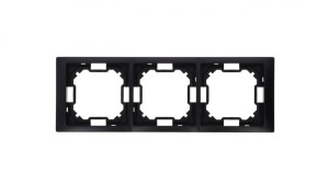 Simon Basic Ramka 3-krotna Neos IP20 czarny mat BMRC3/49
