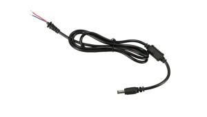 Kabel zasilający prosty DC JACK 5.5/2.1mm 1m Extralink