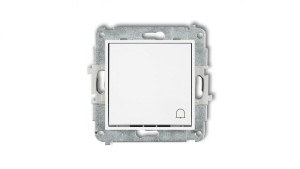 MINI Mechanizm łącznika zwierny dzwonek biały mat 25MWP-4