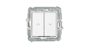 MINI Mechanizm łącznika żaluzjowego z podtrzymaniem biały mat 25MWP-88