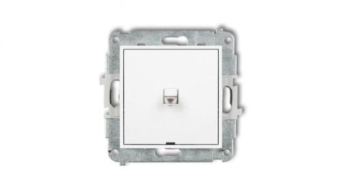 MINI Mechanizm łącznika jednobiegunowego w stylu amerykańskim biały mat 25MWPUS-1