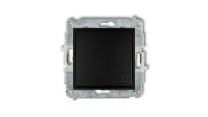 ICON Mechanizm łącznika zwierny dzwonek czarny mat 12IWP-4