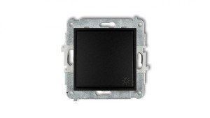 ICON Mechanizm łącznika zwierny światło czarny mat 12IWP-5
