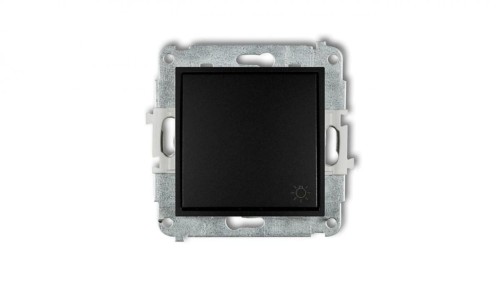 ICON Mechanizm łącznika zwierny światło czarny mat 12IWP-5