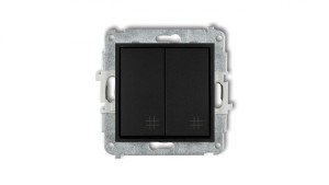 ICON Mechanizm łącznika podwójnego krzyżowego czarny mat 12IWP-66