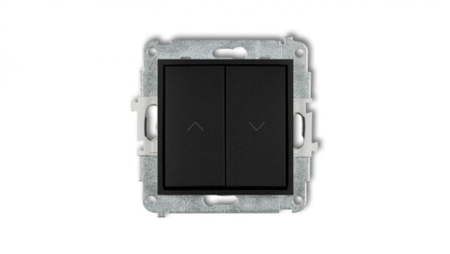 ICON Mechanizm łącznika żaluzjowego z podtrzymaniem czarny mat 12IWP-88