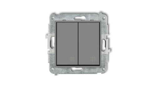 ICON Mechanizm łącznika podwójnego krzyżowego szary mat 27IWP-66