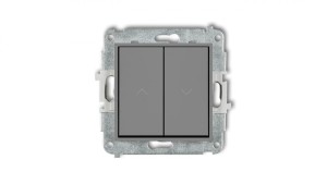 ICON Mechanizm łącznika żaluzjowego z podtrzymaniem szary mat 27IWP-88