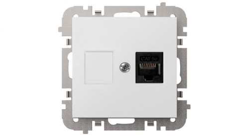 SANTRA gniazdo 1xkomputerowe RJ45 bez ramki podtynkowe biały 4148-10