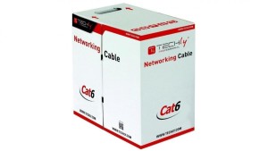 Kabel Skrętka Kat 6 F/UTP linka 305m szara 100 miedzi