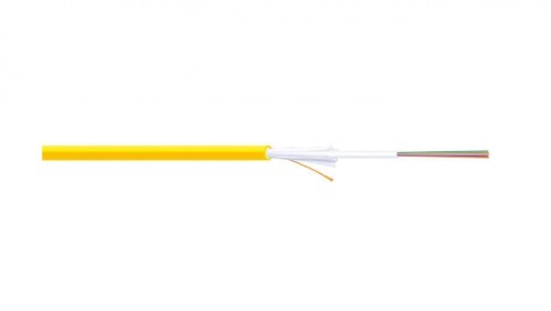 Kabel światłowodowy uniwersalny 24 włókna (2x12 włókien) SM 9/125 OS2 G652D 1500N LS0H B2ca żółty DK-B3924-O-SC-1 /bębnowy/