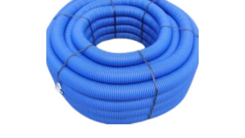 Rura karbowana dwuścienna HDPE 450N niebieska UV z pilotem i złączką fi 50/39 (25mb) 31NT050M