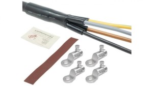 Mufa kablowa termokurczliwa z końcówkami kablowymi ze śrubą zrywalną MSLS240 Al/Cu 4x120-240mm 1kV 2xśruba Al MSLS2402A12