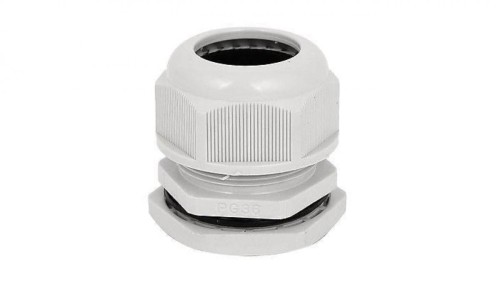 Dławnica kablowa 25-33mm IP67 gwint calowy jasnoszara PG36
