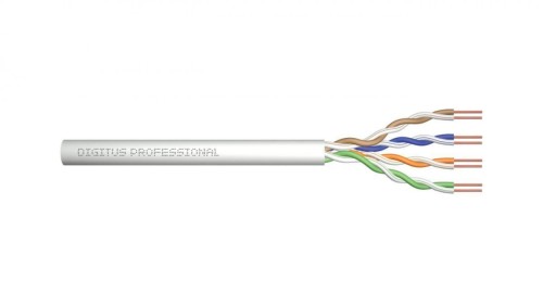Kabel instalacyjny DIGITUS kat.5e U/UTP B2ca AWG 24/1 LSOH szary DK-1516-VH-5 /500m/