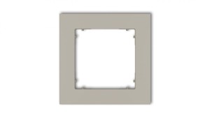 MINI Ramka uniwersalna pojedyncza kwadratowa z tworzywa taupe 60MR-1