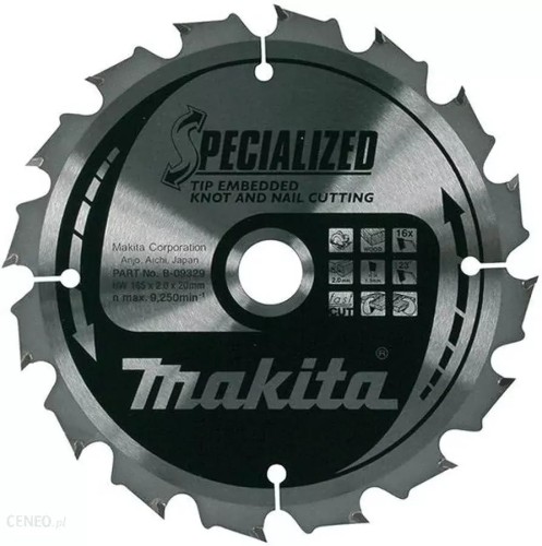 MAKITA PIŁA TARCZOWA  235x30x48z SPECJALIZED DREWNO (Z GWOŹDZIAMI I SĘKAMI)