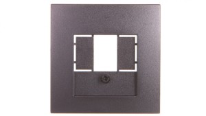 B.1/B.3/B.7 Element centralny do gniazda TAE i głośnikowego antracyt mat 10331606