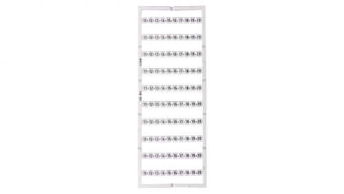 Oznaczniki Mini-WSB 10x 11-20 biały 248-503 /5szt./