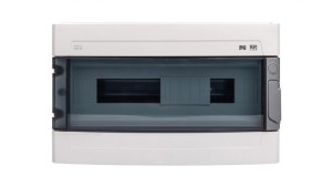 Rozdzielnica hermetyczna EP-LUX natynkowa 1x18 1500V DC 1000V AC PE+N dymny IP65 1955-01