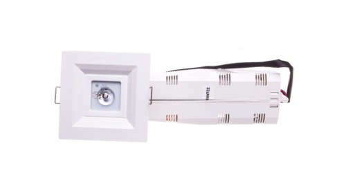 Oprawa LOVATO P LED 3W (opt. otwarta) 1h jednozadaniowa autotest biała LVPO/3W/B/1/SE/AT/WH