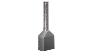 Tulejka kablowa izolacyjna podwójna 0,75mm2, AI-TWIN 2X 0,75-10 GY tulejki o długości 10mm, kolor szary 3200975 /100szt./