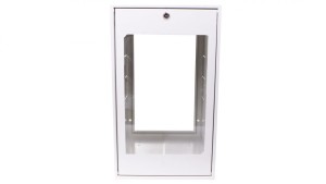Szafa RACK 19 cali 6U 600x400mm IP30 RAL7035 (drzwi przeszklone) SZW Simple SZWS-19-6U-40-DS 19-8008SZWS-19-6U-40-DS