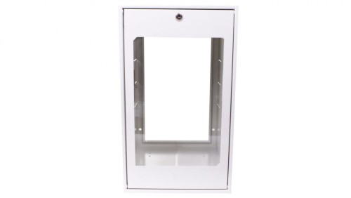 Szafa RACK 19 cali 6U 600x400mm IP30 RAL7035 (drzwi przeszklone) SZW Simple SZWS-19-6U-40-DS 19-8008SZWS-19-6U-40-DS