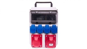 Rozdzielnica stacjonarna HEL 1x32A/4P+1x16A/4P+4x16AGS230V 9012605W