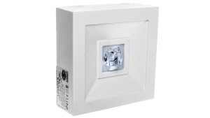 Oprawa awaryjna LED 1W 3h LOVATO N ECO LED 1W (opt. koryt.) jednozadaniowa biała LVNC/1W/E/3/SE/X/WH