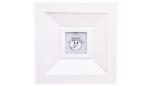 Oprawa awaryjna LED 1W 3h LOVATO N ECO LED 1W (opt. otwarta) jednozadaniowa biała LVNO/1W/E/3/SE/X/WH