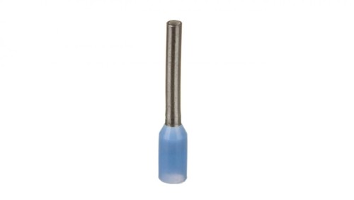 Końcówka tulejkowa izolowana TI 0,25mm2/8mm błękitna cynowana TI0,25L8 /100szt./