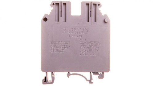 Złączka szynowa 2-przewodowa 0,75-50mm2 szara UK 35 3008012