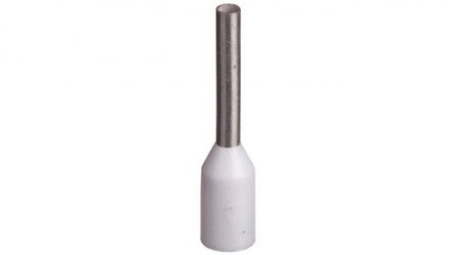 Końcówka tulejkowa izolowana TI 0,5mm2/8mm biała cynowana TI0,5L8x500 /500szt./