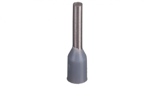 Końcówka tulejkowa izolowana TI 0,75mm2/8mm szara cynowana TI0,75L8x500 /500szt./